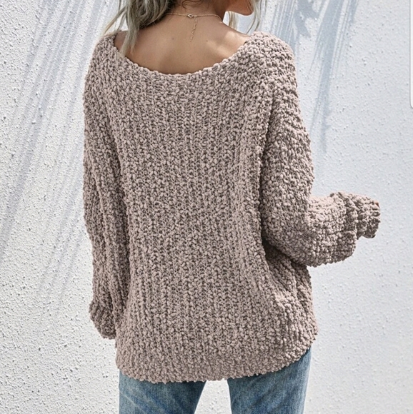 Cozy Up Poporn Sweater - dusty pink - Picture 2 of 6